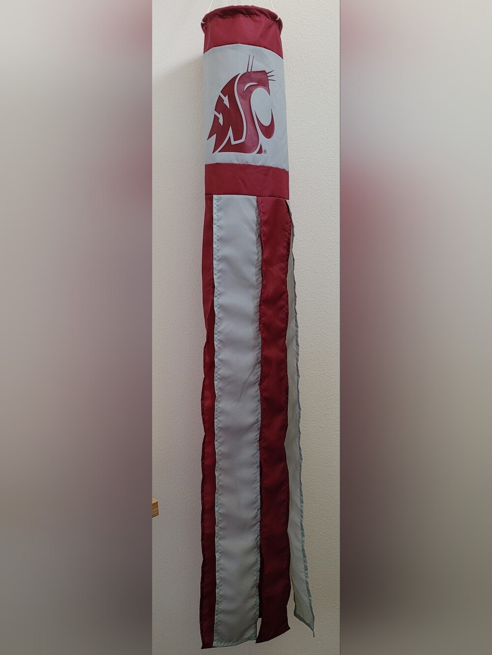 WSU Crimsom & Gray Windsock